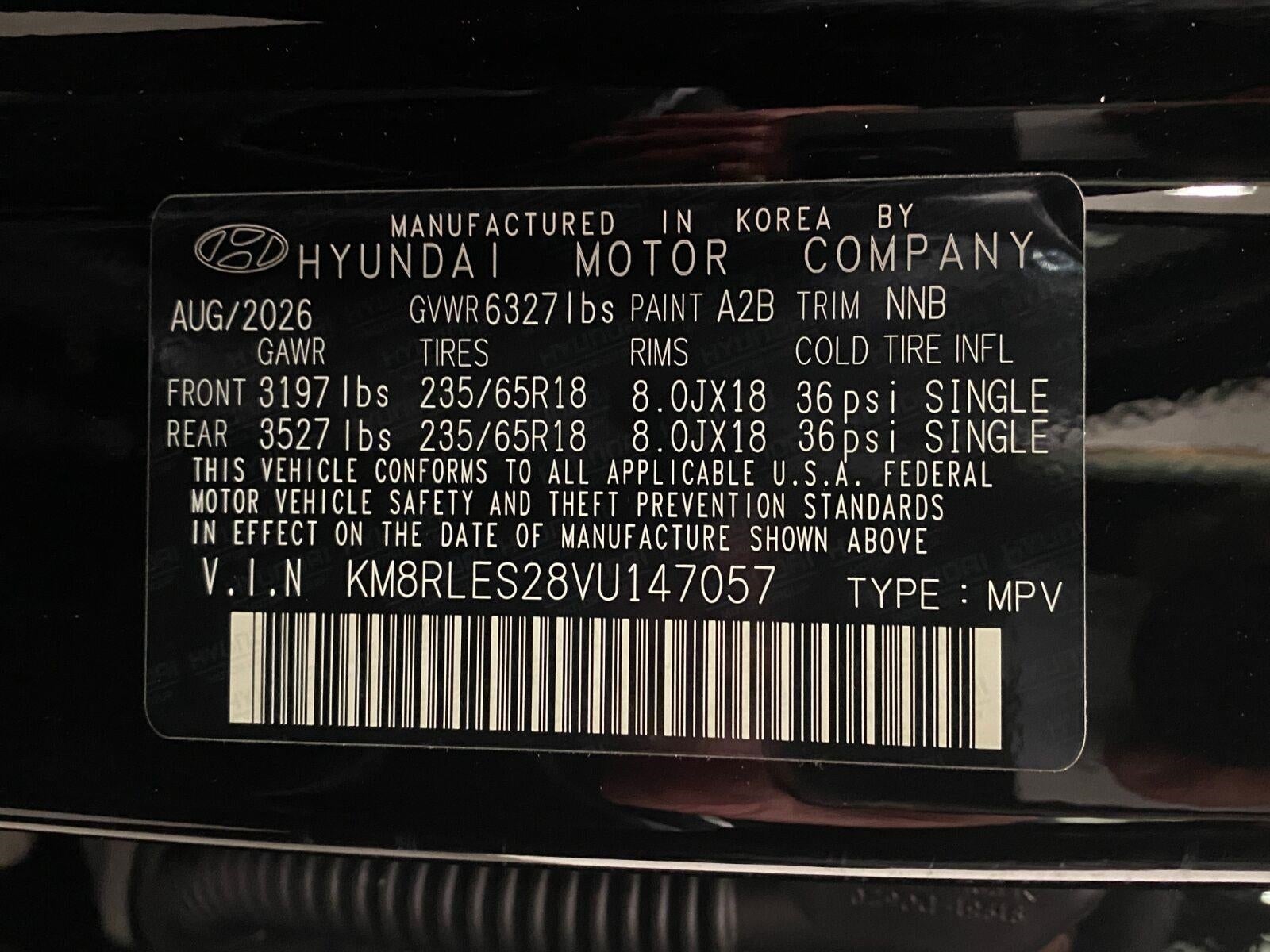 2027 Hyundai PALISADE SEL AWD
