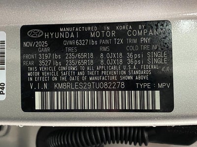 2026 Hyundai PALISADE SEL AWD