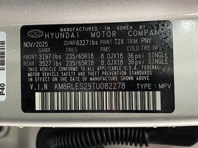 2026 Hyundai PALISADE SEL AWD