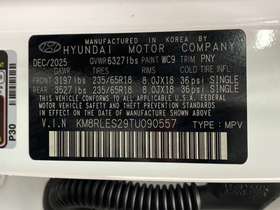 2026 Hyundai PALISADE SEL AWD
