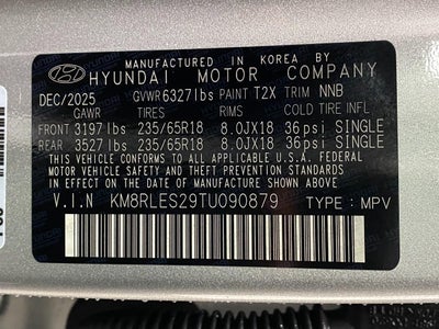 2026 Hyundai PALISADE SEL AWD