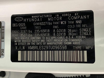 2026 Hyundai PALISADE SEL AWD