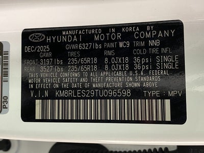 2026 Hyundai PALISADE SEL AWD