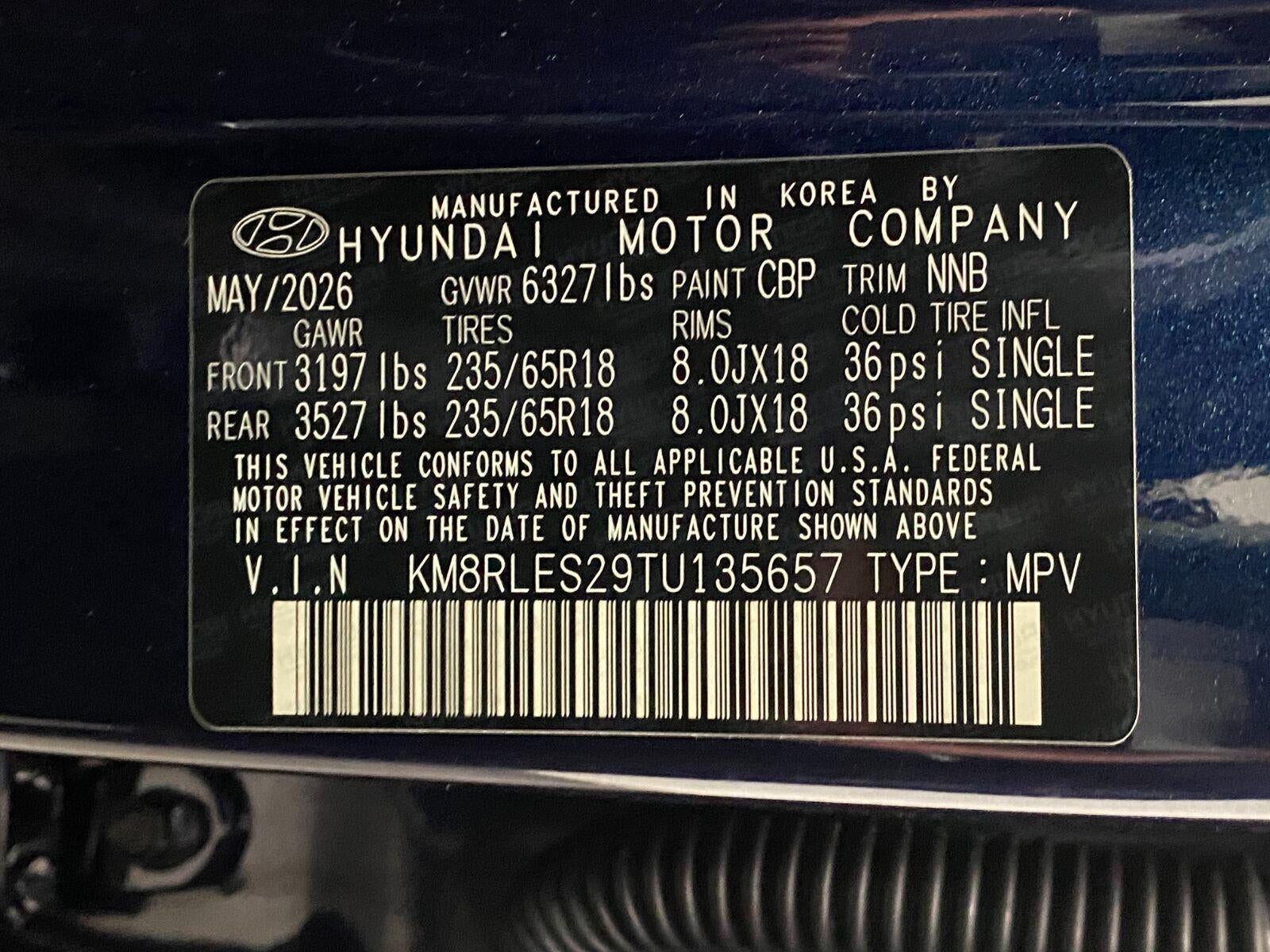2026 Hyundai PALISADE SEL AWD