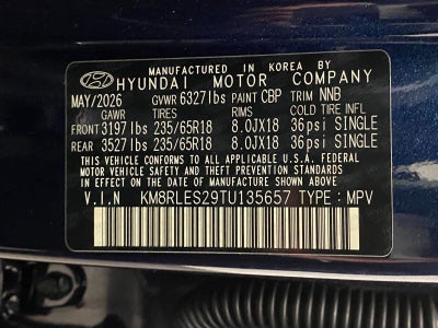2026 Hyundai PALISADE SEL AWD