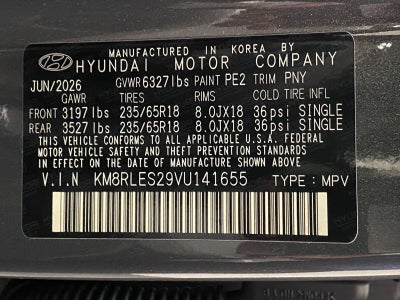 2027 Hyundai PALISADE SEL AWD