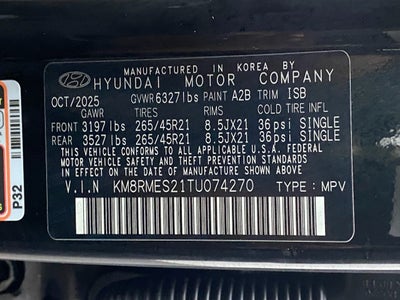 2026 Hyundai PALISADE Calligraphy AWD