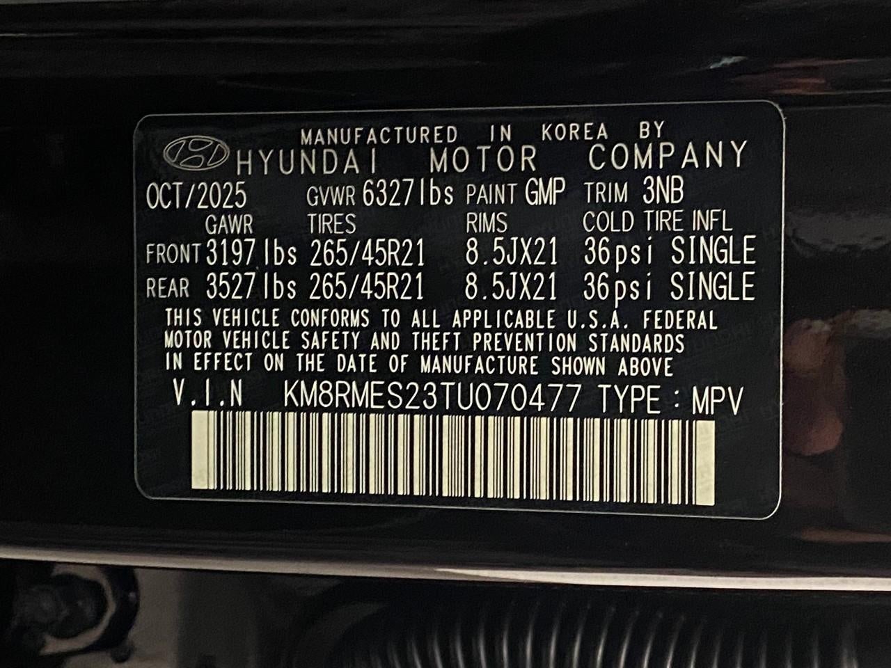 2026 Hyundai PALISADE Calligraphy AWD