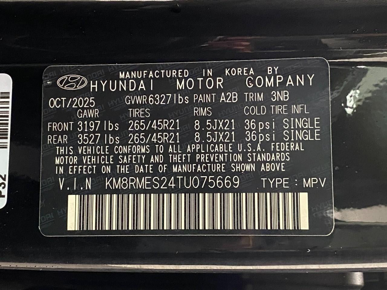 2026 Hyundai PALISADE Calligraphy AWD