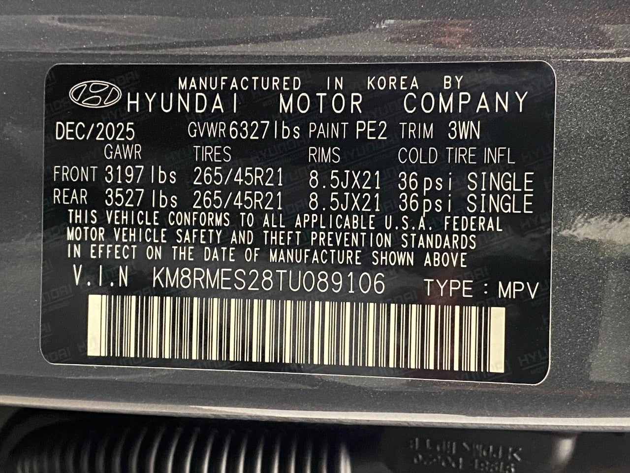 2026 Hyundai PALISADE Calligraphy AWD