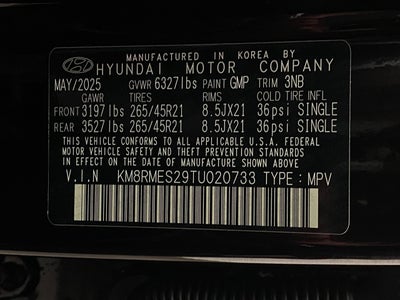 2026 Hyundai PALISADE Calligraphy AWD