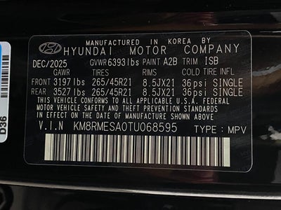 2026 Hyundai PALISADE HYBRID Calligraphy