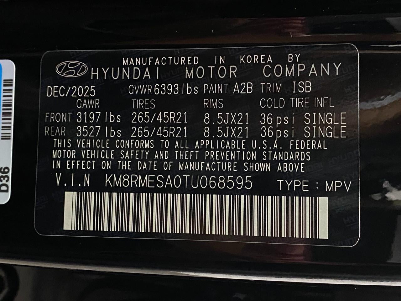 2026 Hyundai PALISADE HYBRID Calligraphy