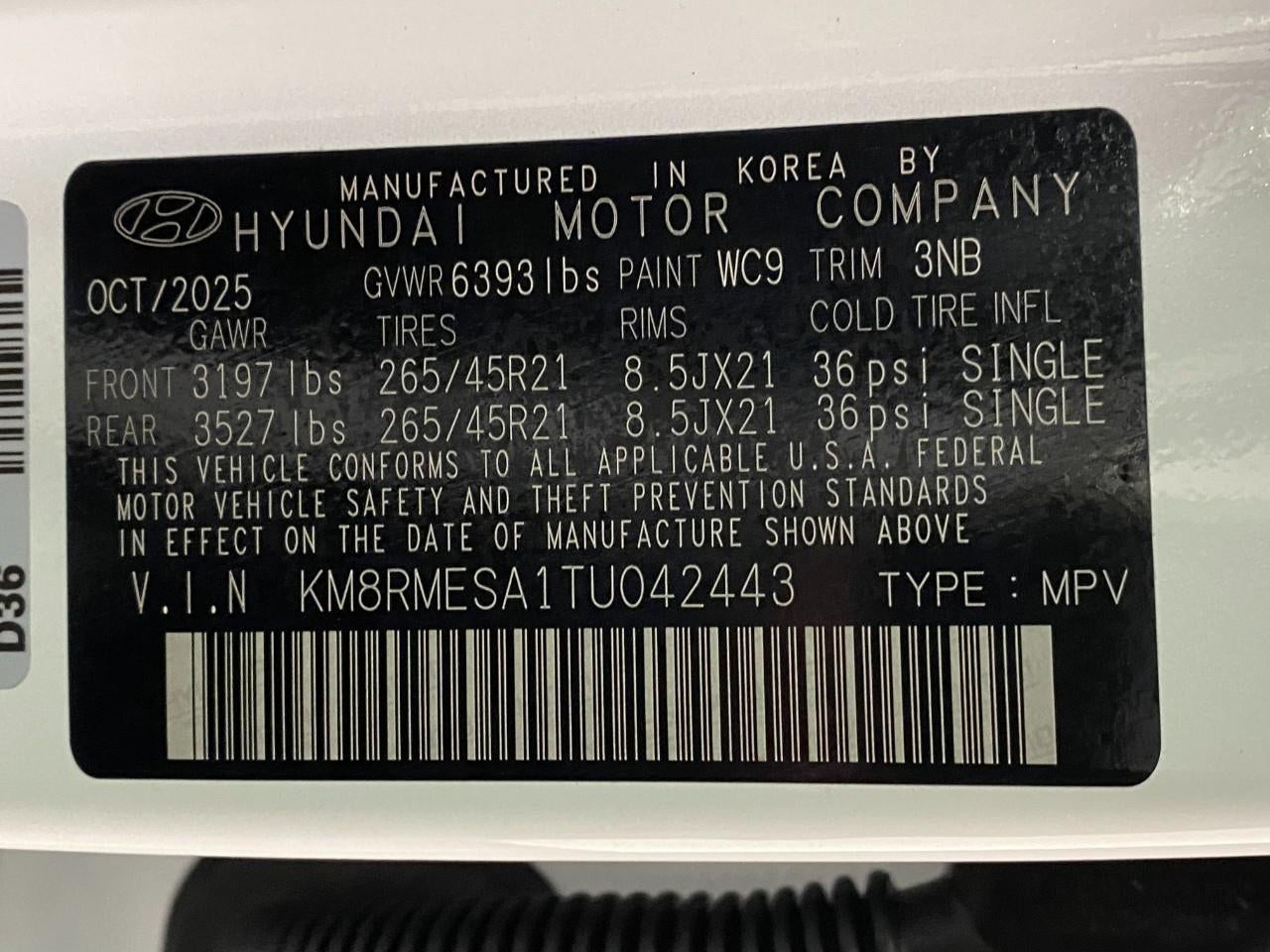 2026 Hyundai PALISADE HYBRID Calligraphy