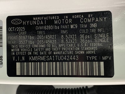 2026 Hyundai PALISADE HYBRID Calligraphy