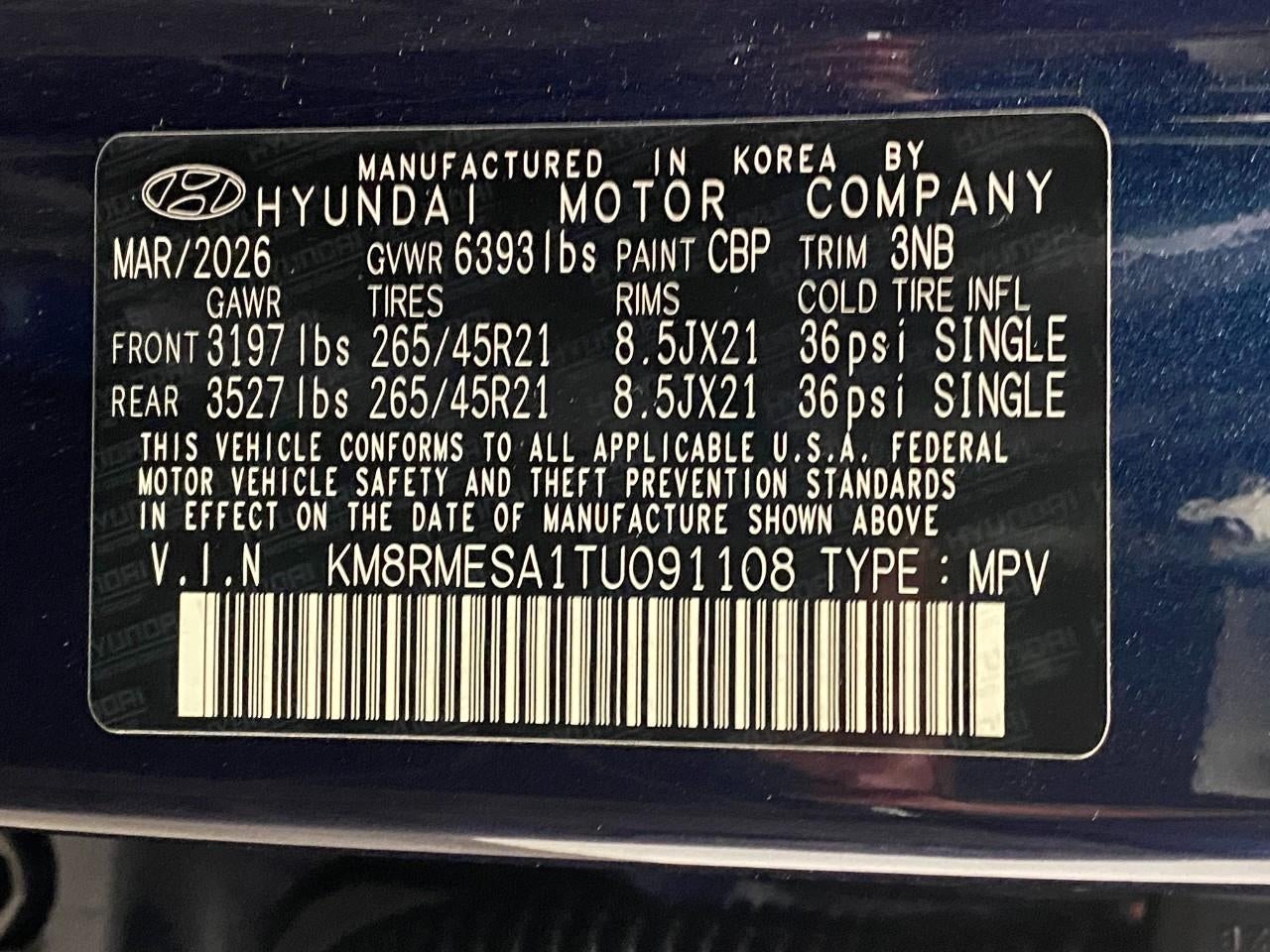 2026 Hyundai PALISADE HYBRID Calligraphy