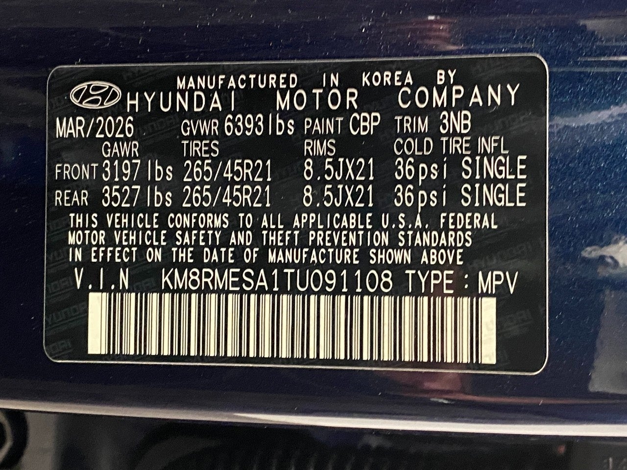 2026 Hyundai PALISADE HYBRID Calligraphy