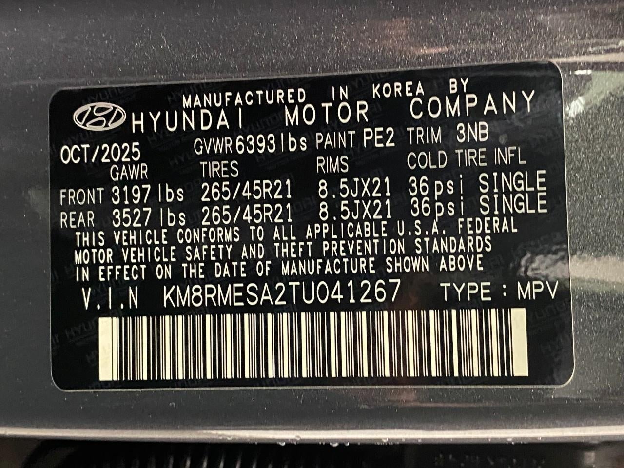 2026 Hyundai PALISADE HYBRID Calligraphy