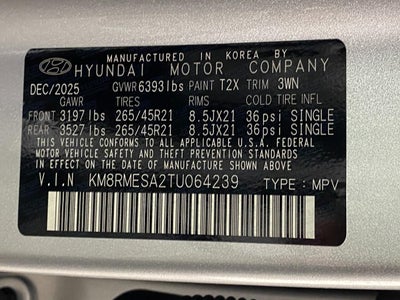 2026 Hyundai PALISADE HYBRID Calligraphy