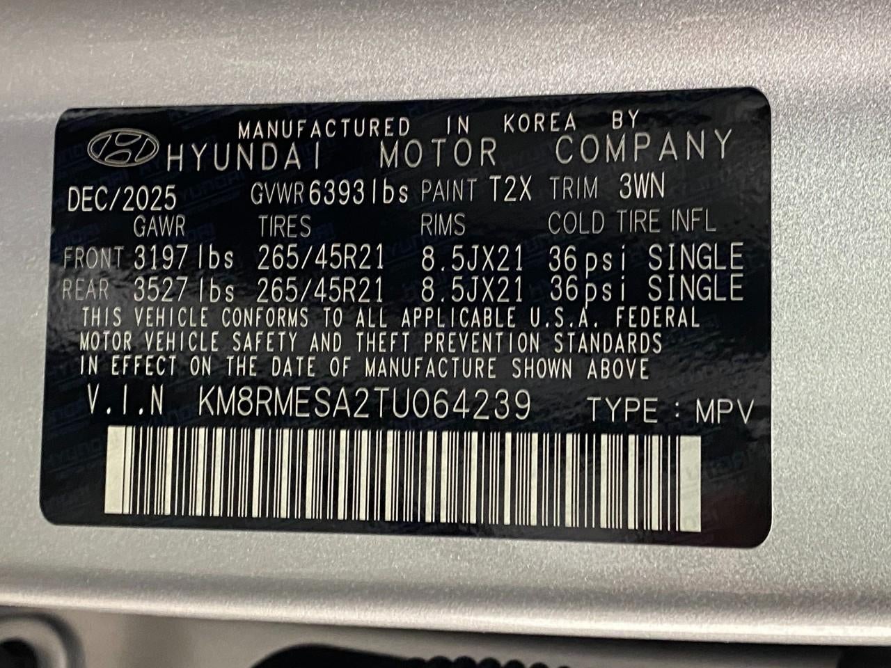 2026 Hyundai PALISADE HYBRID Calligraphy