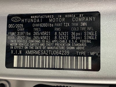 2026 Hyundai PALISADE HYBRID Calligraphy