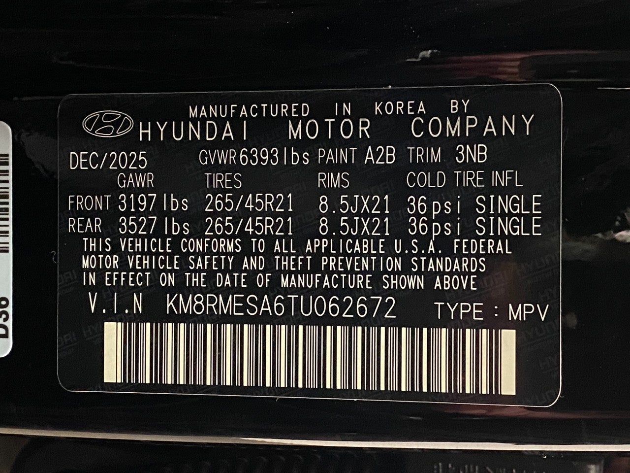 2026 Hyundai PALISADE HYBRID Calligraphy