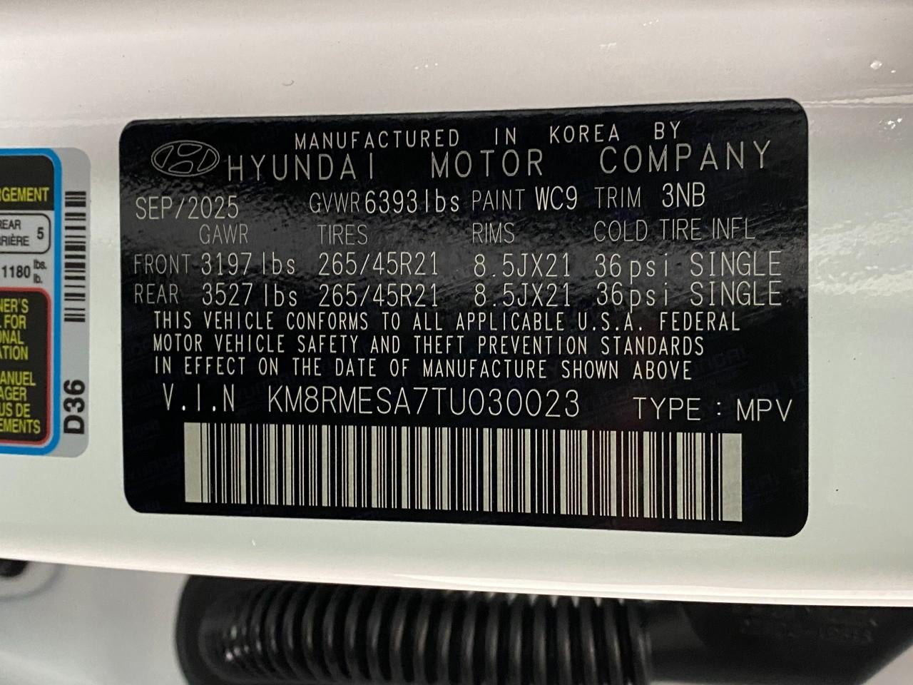 2026 Hyundai PALISADE HYBRID Calligraphy