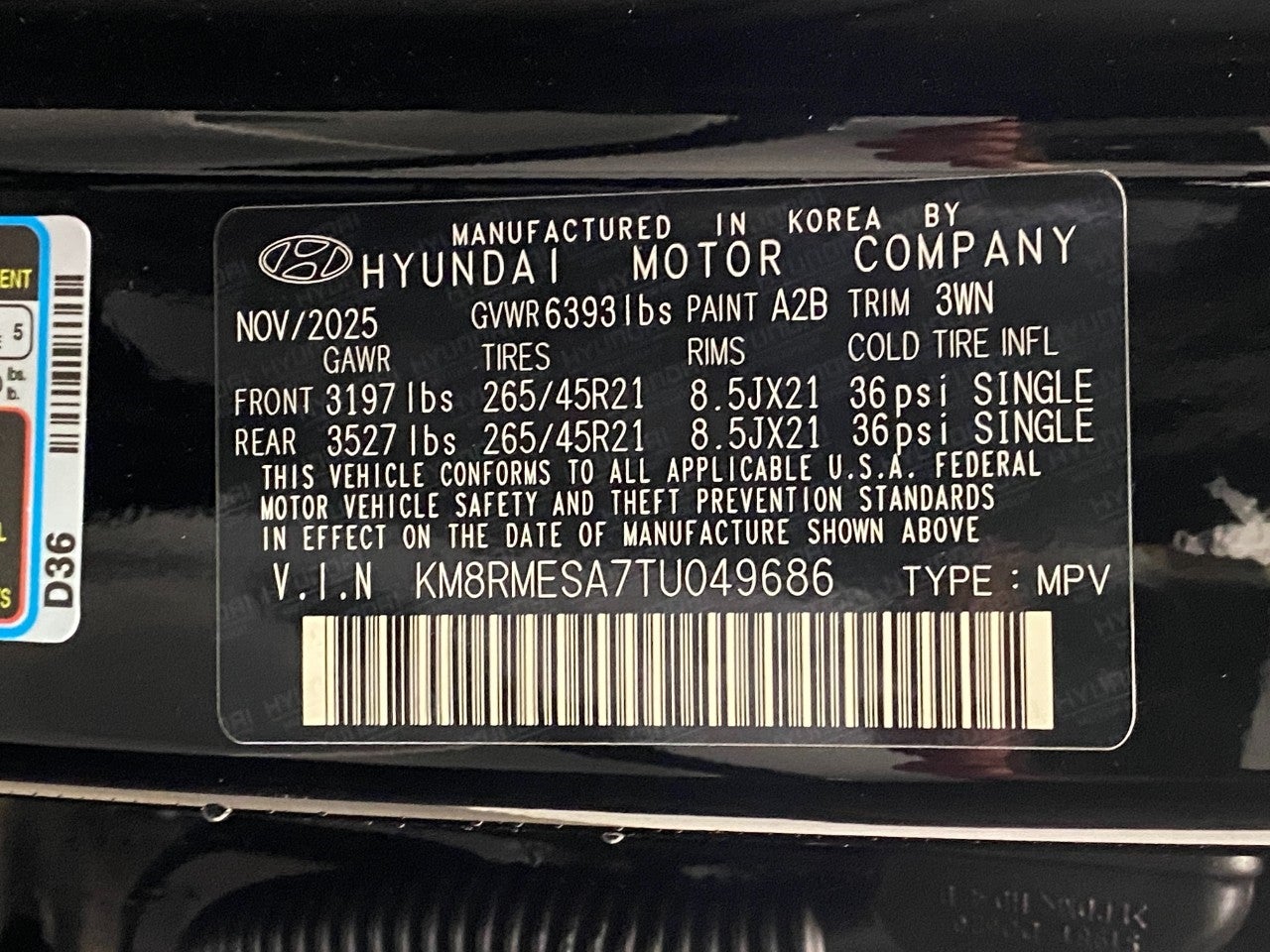 2026 Hyundai PALISADE HYBRID Calligraphy