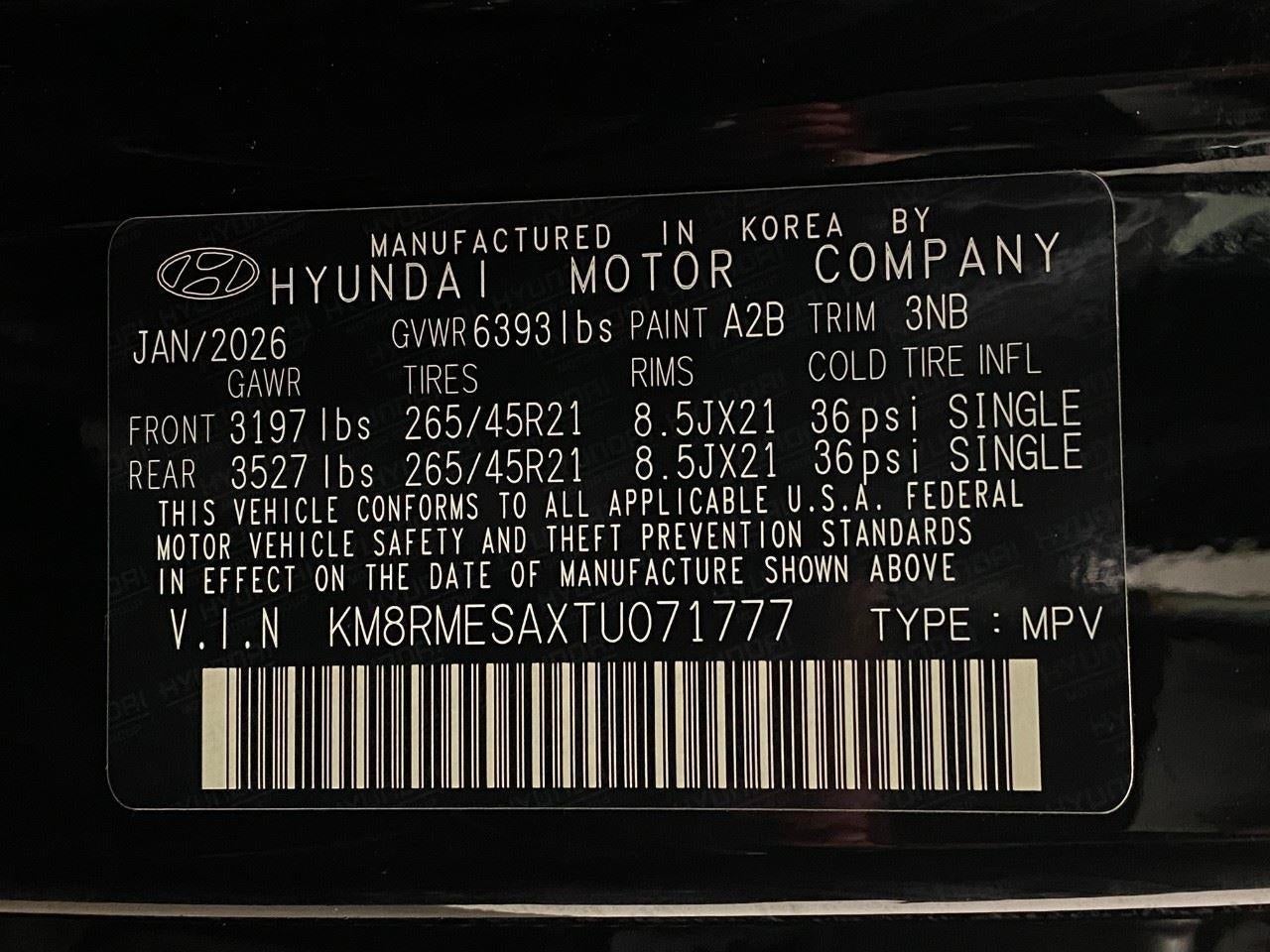 2026 Hyundai PALISADE HYBRID Calligraphy