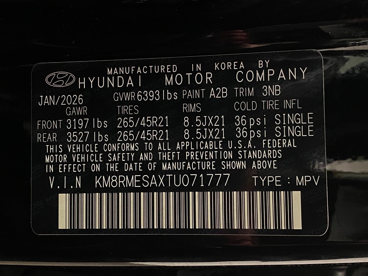 2026 Hyundai PALISADE HYBRID Calligraphy