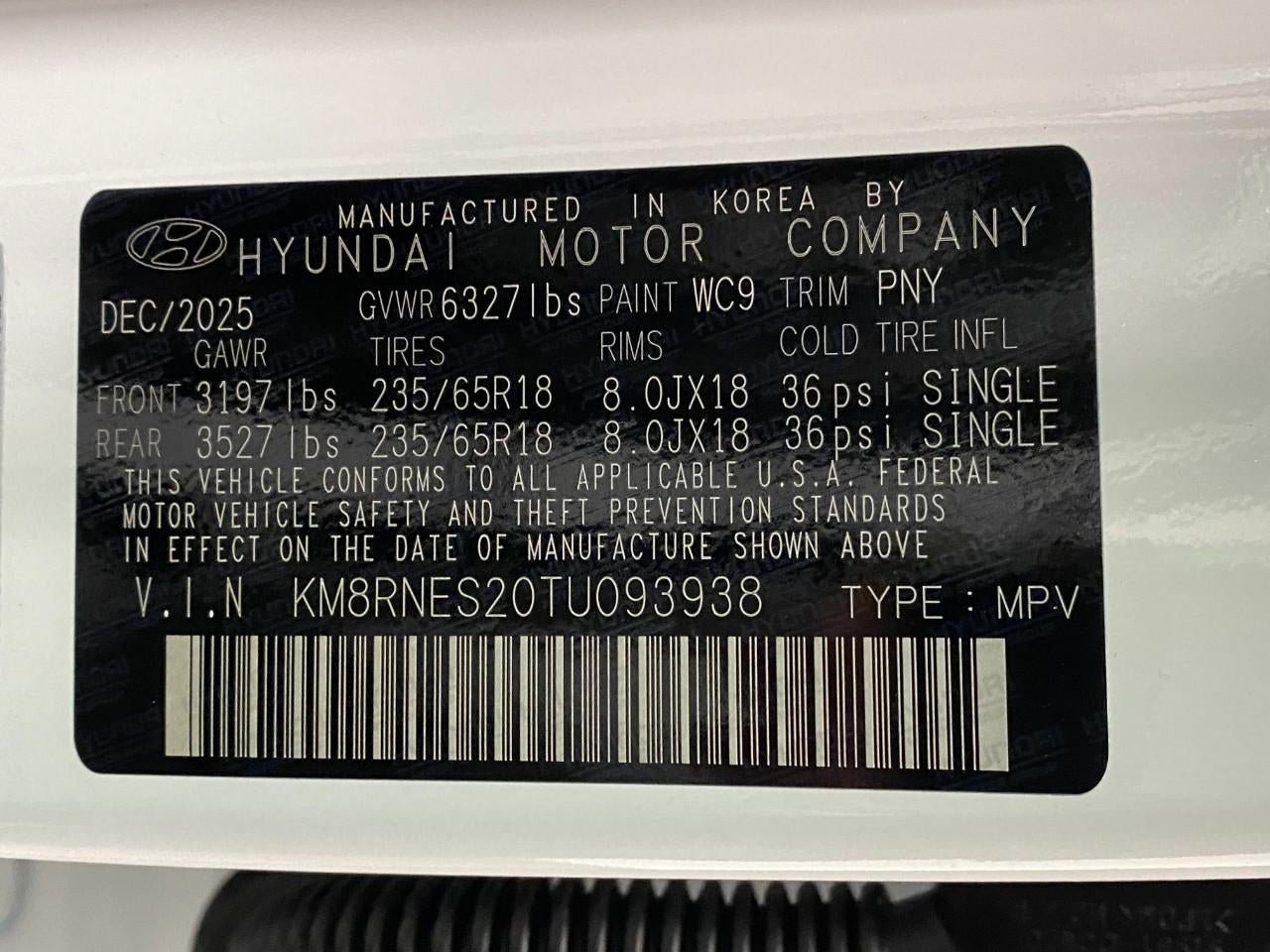 2026 Hyundai PALISADE SEL Premium AWD