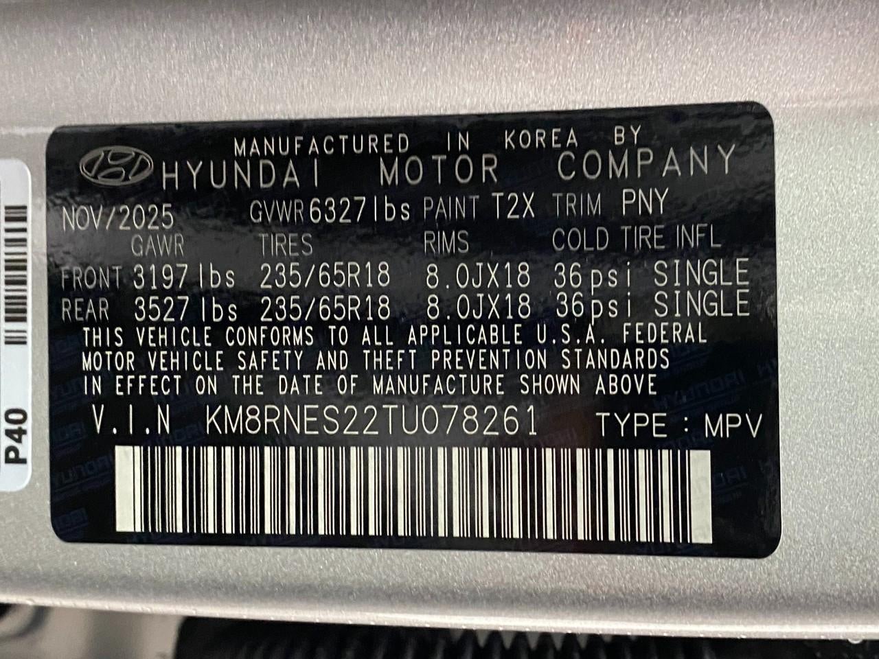 2026 Hyundai PALISADE SEL Premium AWD