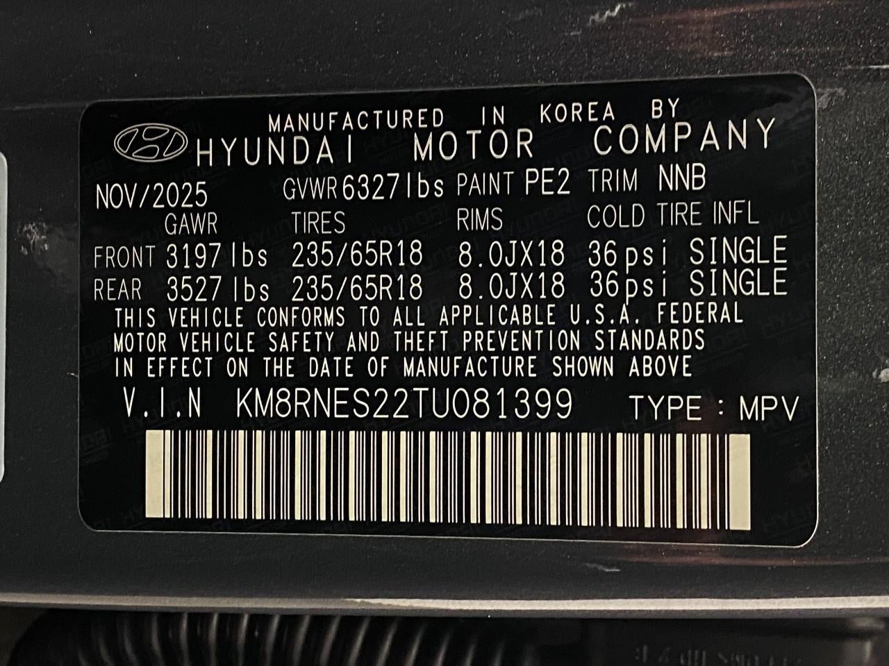 2026 Hyundai PALISADE SEL Premium AWD