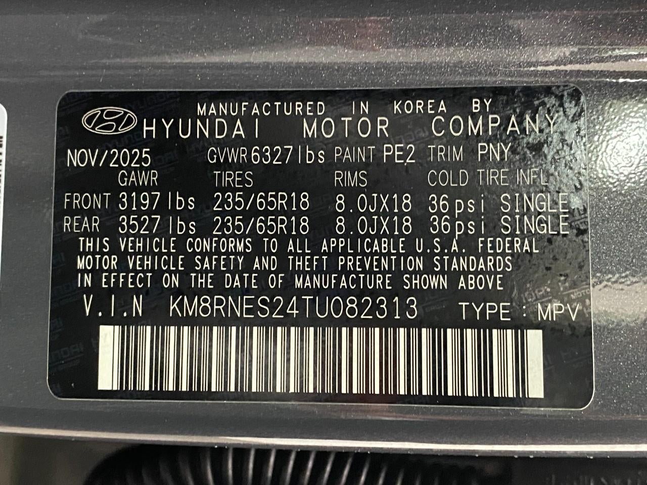 2026 Hyundai PALISADE SEL Premium AWD