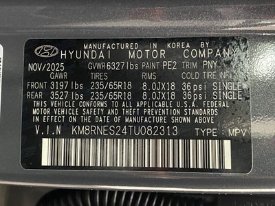 2026 Hyundai PALISADE SEL Premium AWD