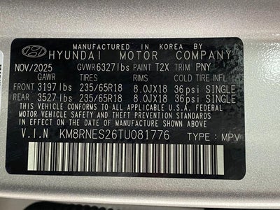 2026 Hyundai PALISADE SEL Premium AWD