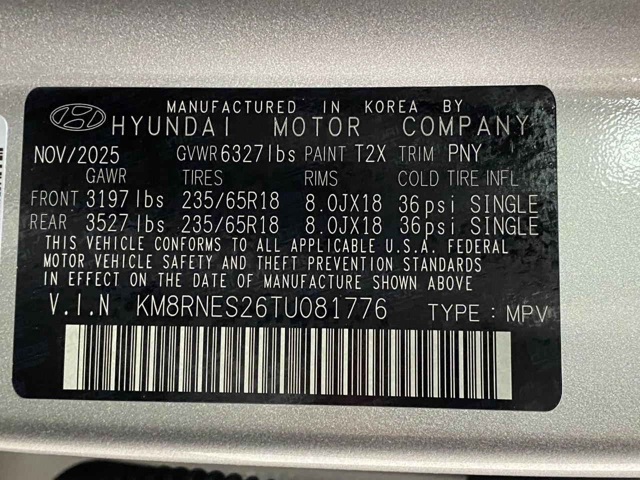 2026 Hyundai PALISADE SEL Premium AWD