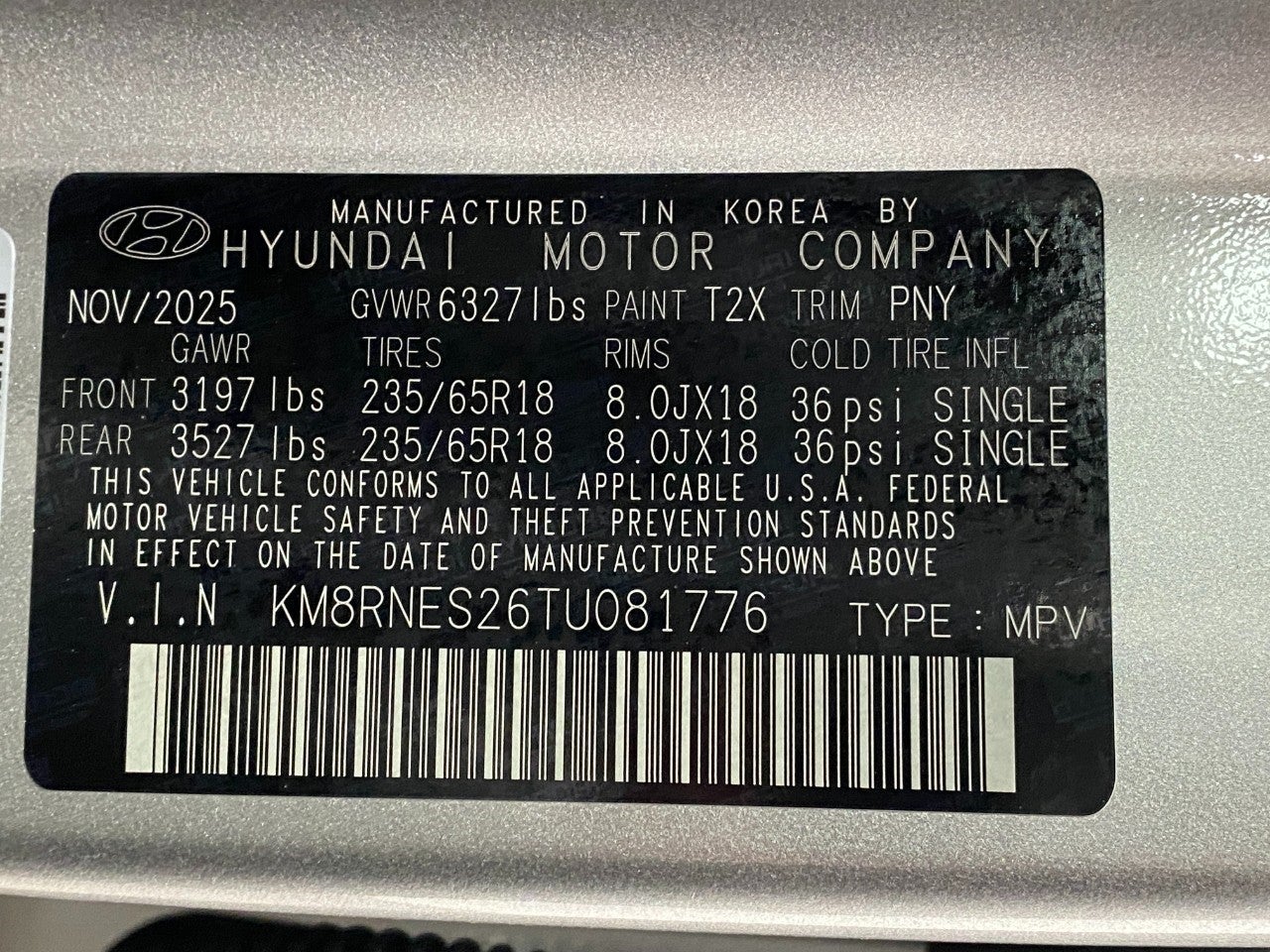 2026 Hyundai PALISADE SEL Premium AWD