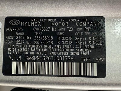 2026 Hyundai PALISADE SEL Premium AWD