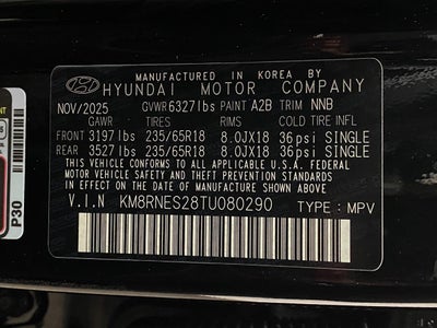 2026 Hyundai PALISADE SEL Premium AWD