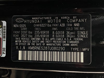 2026 Hyundai PALISADE SEL Premium AWD