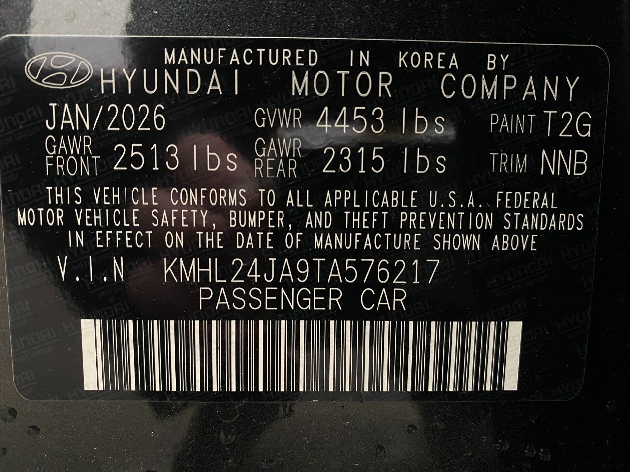 2026 Hyundai SONATA SE