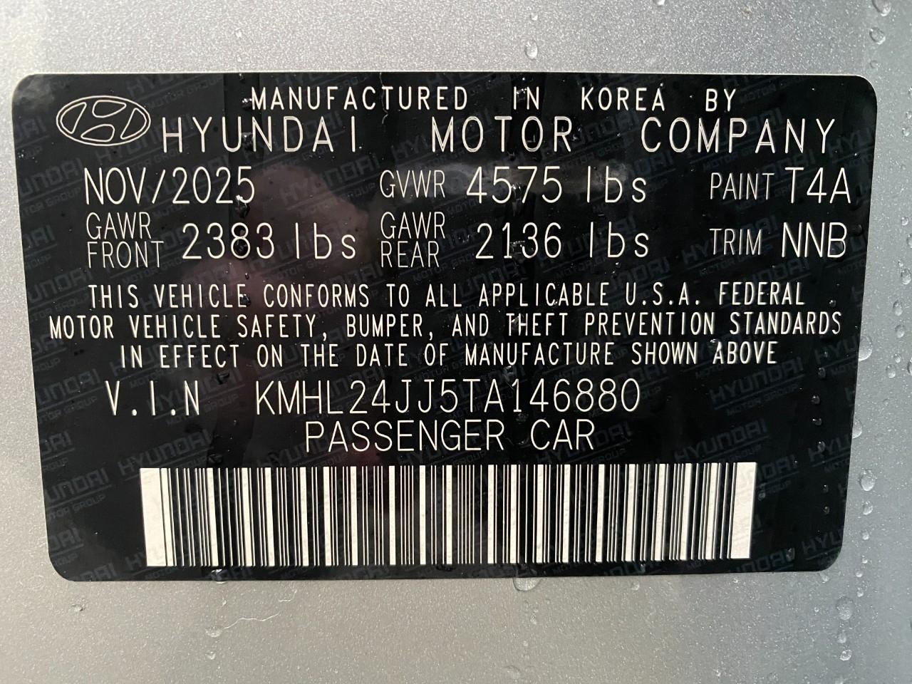 2026 Hyundai SONATA HYBRID Blue