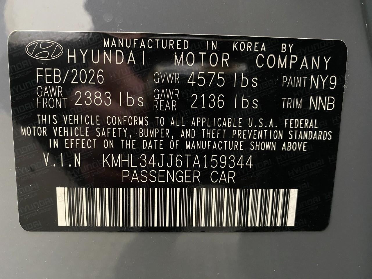 2026 Hyundai SONATA HYBRID SEL