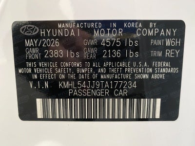 2026 Hyundai SONATA HYBRID Limited