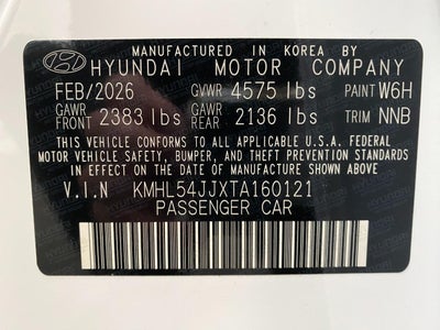 2026 Hyundai SONATA HYBRID Limited