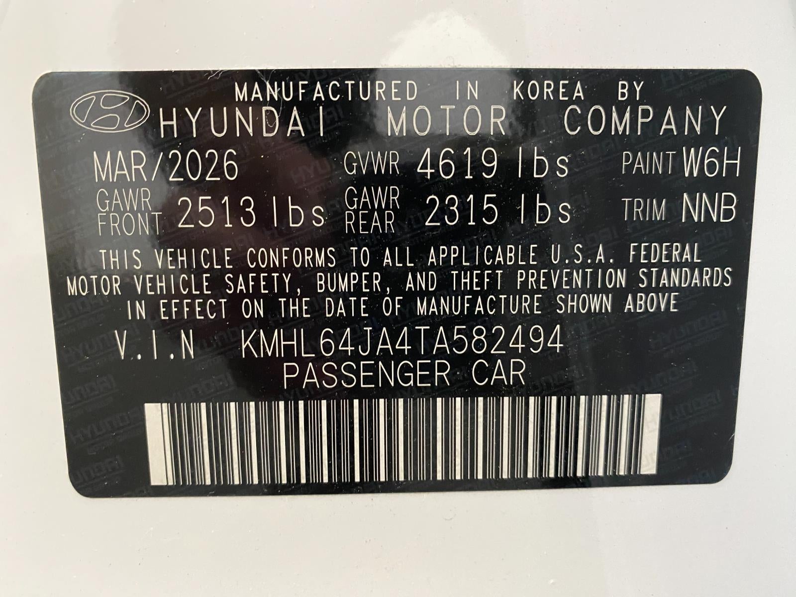 2026 Hyundai SONATA SEL Sport