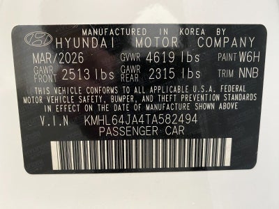 2026 Hyundai SONATA SEL Sport