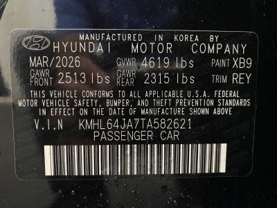 2026 Hyundai SONATA SEL Sport