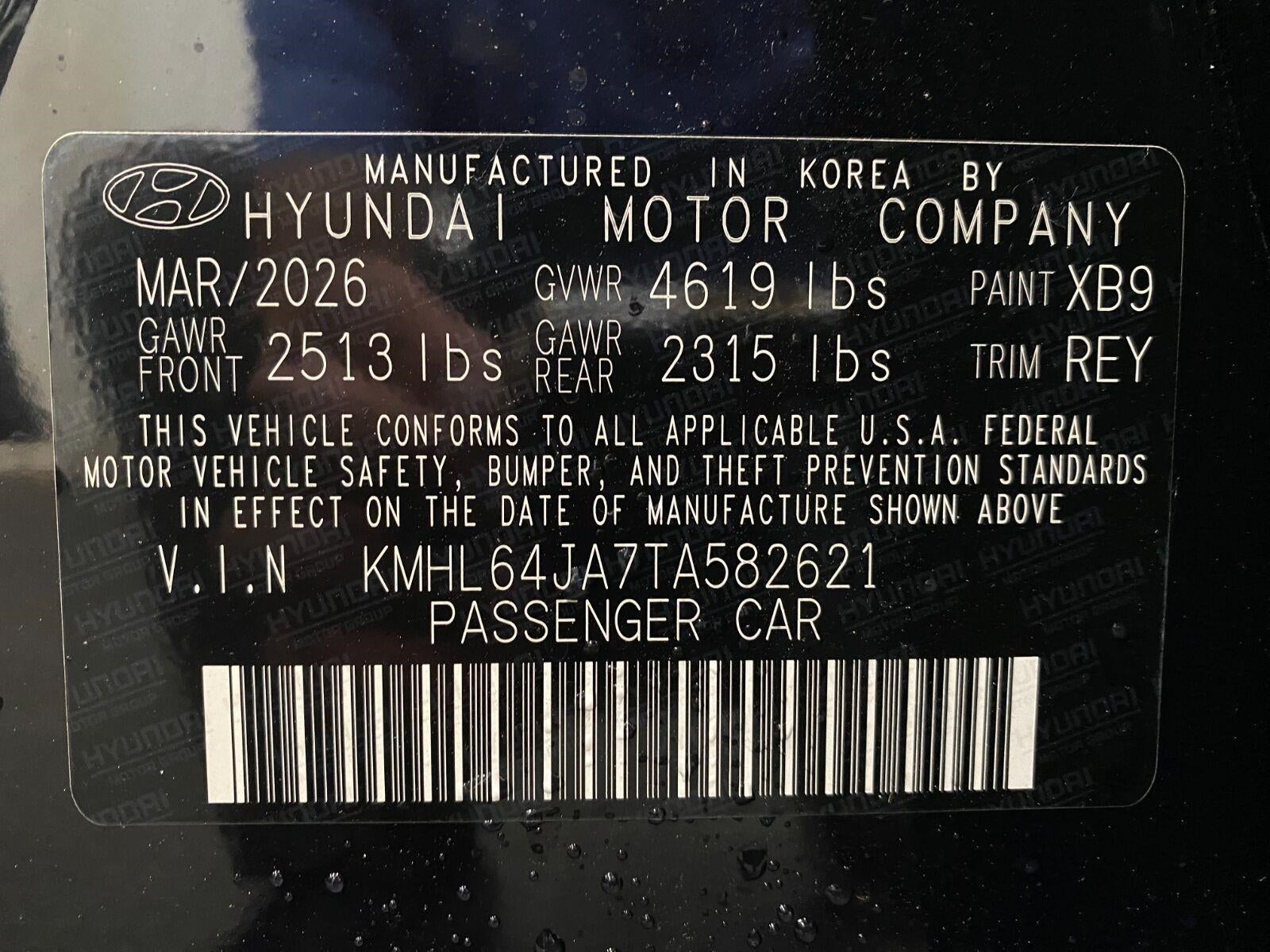 2026 Hyundai SONATA SEL Sport